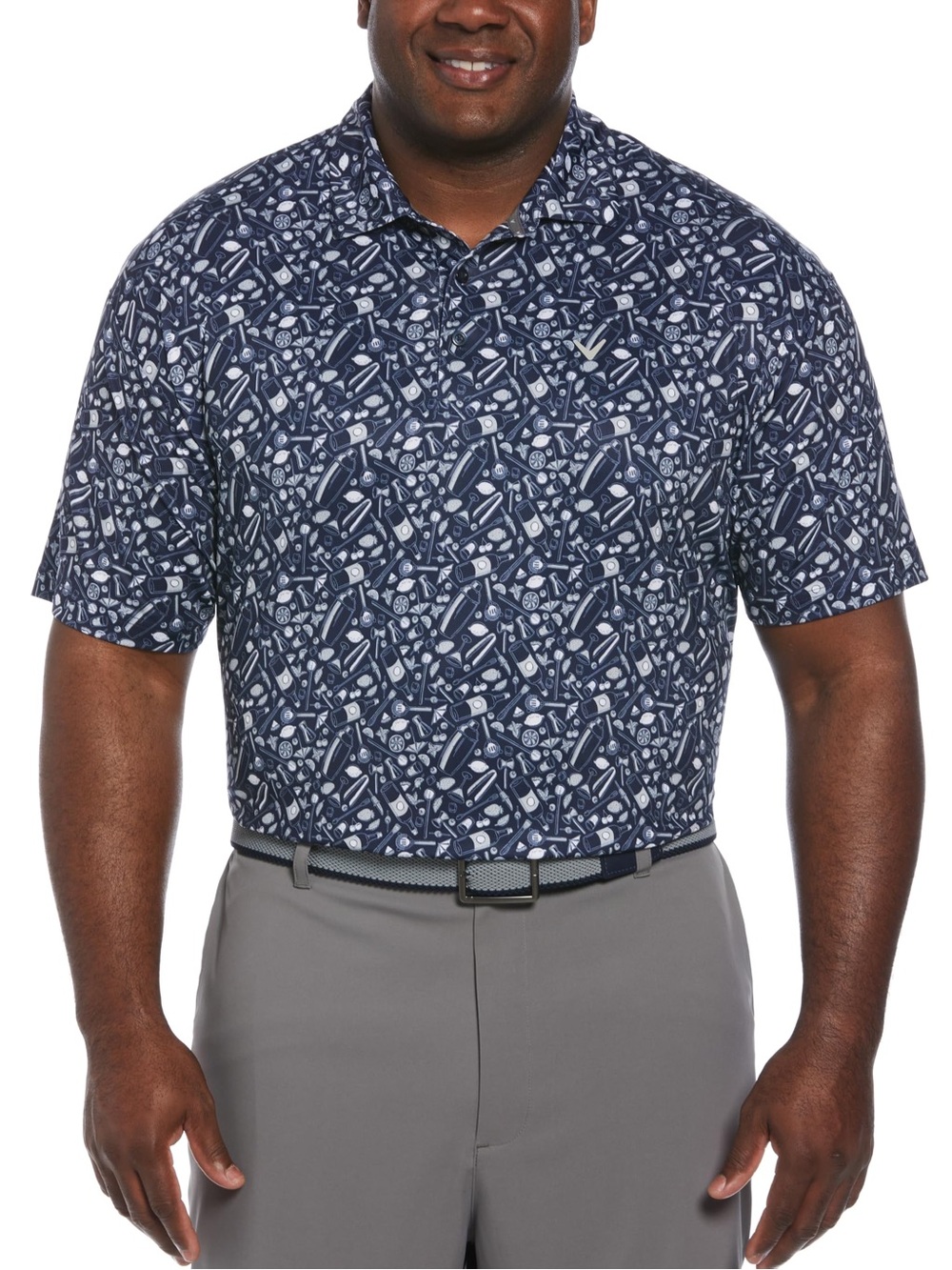 Callaway Cocktail All Over Print Golf Polo Size XXL